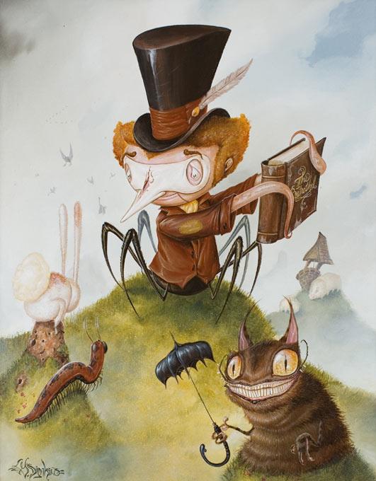 Although honestly, this is what I imagine when I hear story teller. ("The Story Teller" by Greg Simkins) 